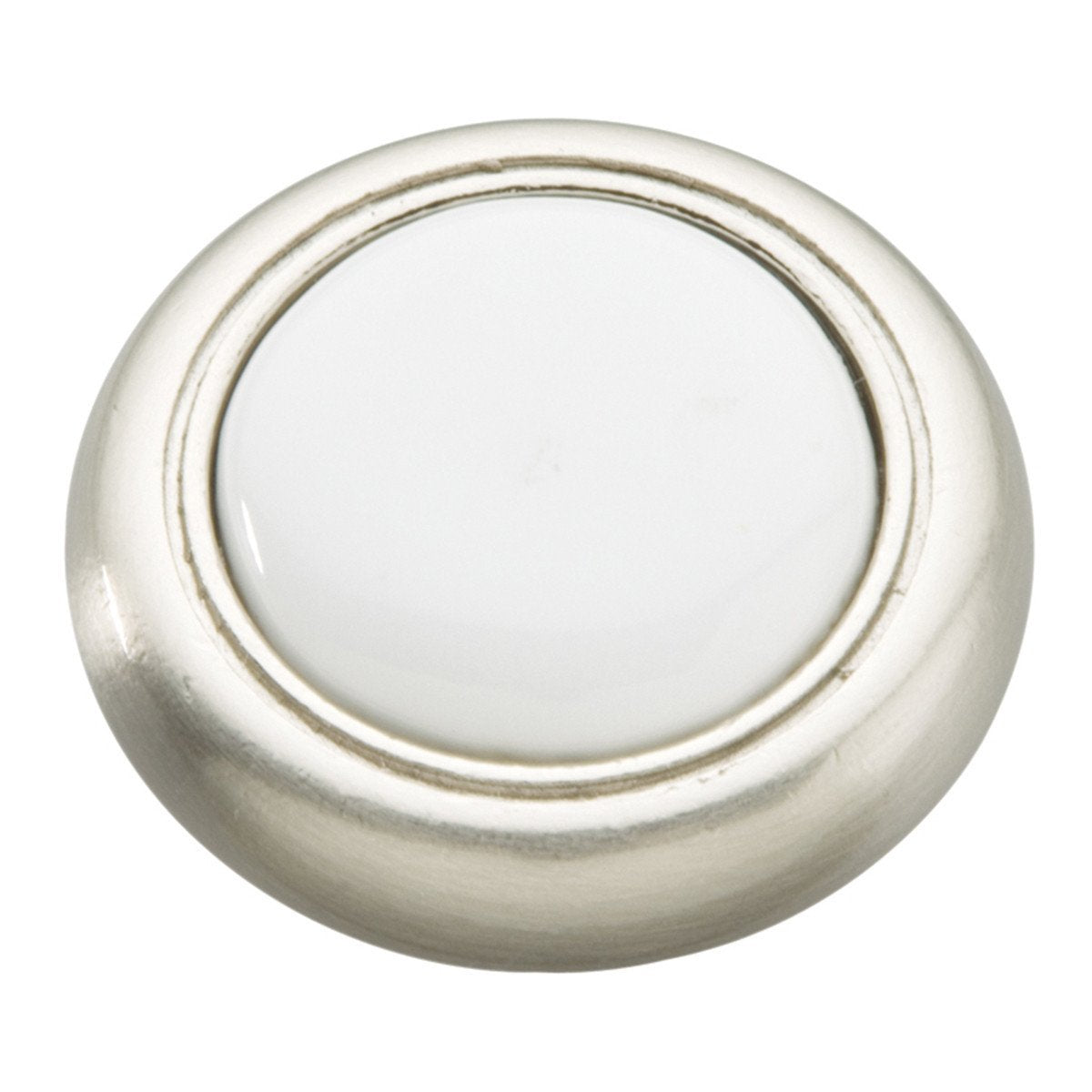 Satin Nickel with White / regular