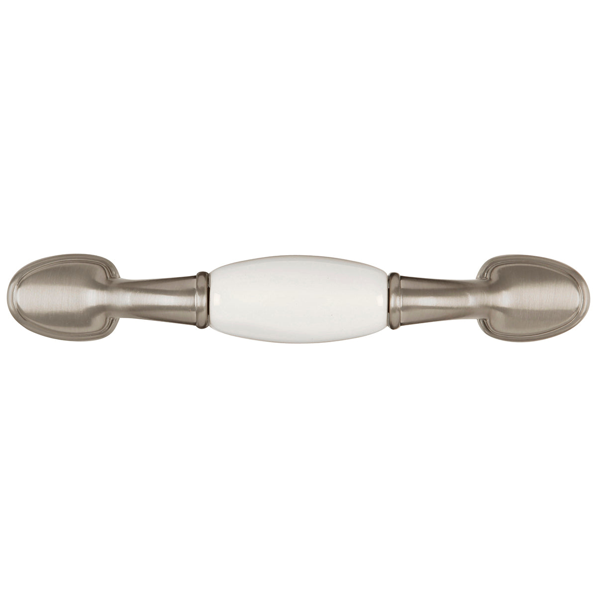 Satin Nickel with White / regular